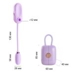 Вакуумний кліторальний стимулятор Otouch Louis Vibrate Purple з віброяйцем, у кейсі - Зображення 12