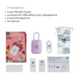 Вакуумний кліторальний стимулятор Otouch Louis Vibrate Purple з віброяйцем, у кейсі - Зображення 16