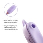 Вакуумний кліторальний стимулятор Otouch Louis Vibrate Purple з віброяйцем, у кейсі - Зображення 14