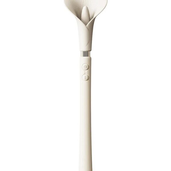 Вібромасажер Zalo — Calla Ivory White