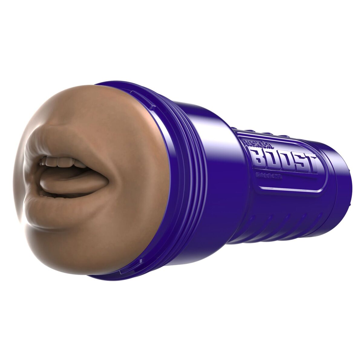 Мастурбатор-ротик Fleshlight Boost Blow Medium Dark Flesh, плаваючі кільця Turbo Tech - Зображення 4