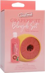 Набір для мінету Doc Johnson GoodHead Grapefruit Blowjob Set - Yellow - Зображення 5