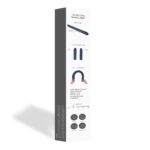 Фалоімітатор подвійний Strap-On-Me DOUBLE DONG REALISTIC DILDO - SNAKY METALLIC COLOR - Зображення 4