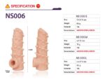 Насадка на член Kokos Nude Sleeve NS 006 L - Зображення 4