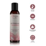 Лубрикант на водній основі Orgie All Natural Strawberry, 150 мл, зі смаком та ароматом полуниці - Зображення 3