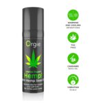 Збуджувальний гель для пар Orgie Hemp! Intense Orgasm, 15 мл, тепло-холод, ефект сильної вібрації - Зображення 3