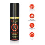 Спрей-пролонгатор Orgie Time Lag 2 Delay Spray, 10 мл, без анестетиків, з екстрактом даміани - Зображення 3