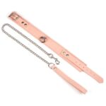 Нашийник із повідцем Liebe Seele Dark Candy Pink Collar with Leash - Зображення 3