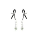 Затискачі для сосків Liebe Seele Glow-in-dark Nipple Clamps Green