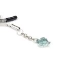 Затискачі для сосків Liebe Seele Glow-in-dark Nipple Clamps Light Blue - Зображення 2