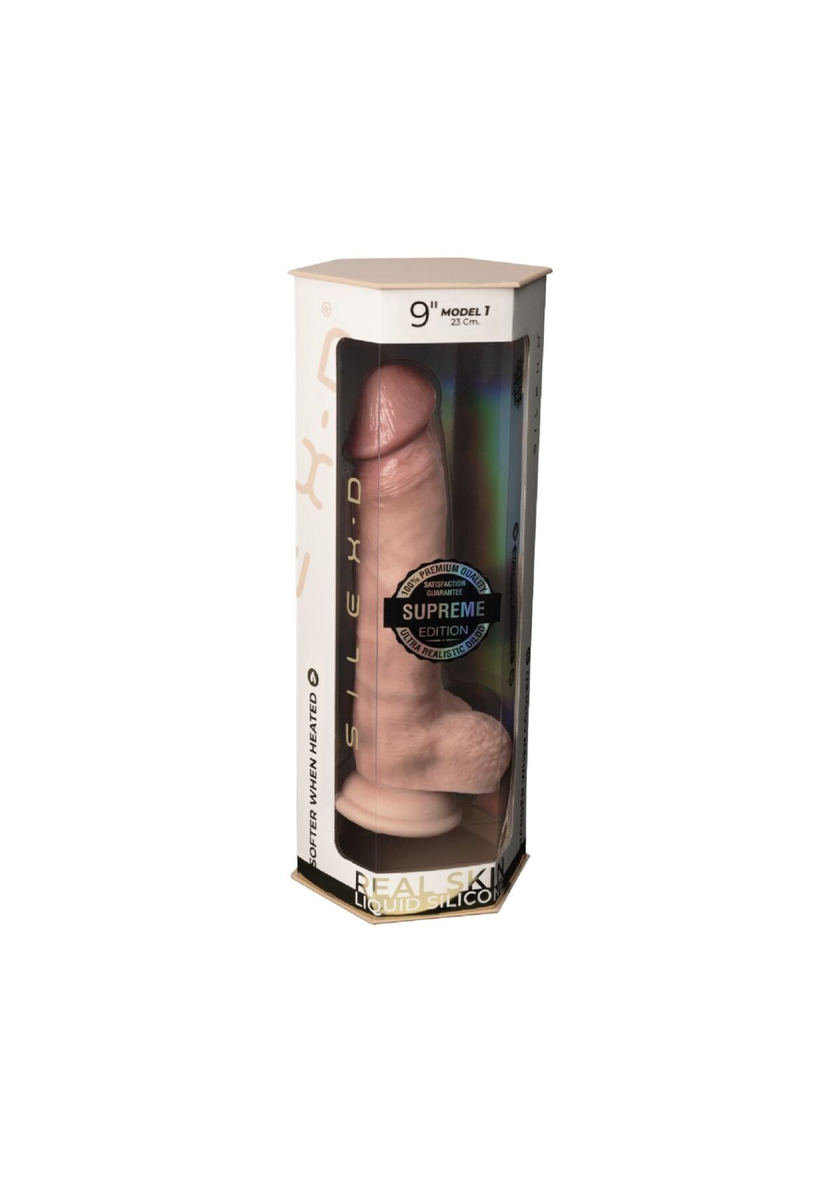 Фалоімітатор SilexD Tomas Premium Real Skin Flesh (9in MODEL 1) - Зображення 7