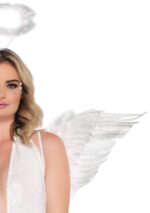 Крила ангела Leg Avenue Marabou Feather Angel Wings, справжнє пір'я - Зображення 3