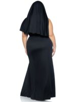 Костюм монашки-грішниці Leg Avenue Sultry Sinner 1X-2X, сукня, головний убір, комір - Зображення 6