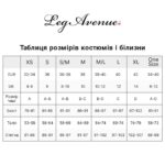 Комплект Leg Avenue Bra Top, String and Garter Belt Stockings One Size, Red - Зображення 5