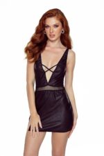 Сорочка Passion KRISTEEN CHEMISE black XXL/XXXL