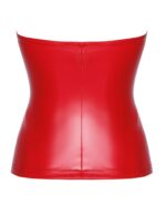 Корсет Noir Handmade F355 Red powerwetlook corset - XL - Зображення 5