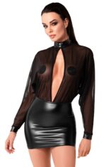Сукня Noir Handmade F348 Powerwetlook and tulle dress - XL - Зображення 2
