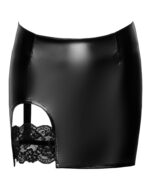 Спідниця Noir Handmade F345 Powerwetlook skirt with garter - 3XL - Зображення 5