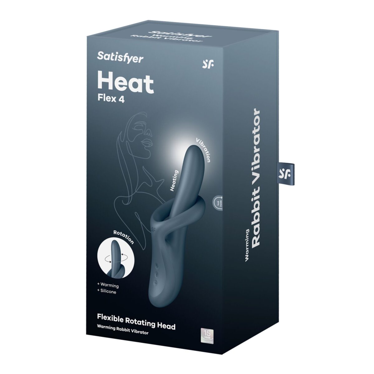 Вібратор Satisfyer Heat Flex 4 Grey - Зображення 6