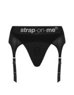 Трусики для страпона з підв’язками для панчіх Strap-On-Me REBEL HARNESS - XS (м'ята упаковка!!!) - Зображення 4