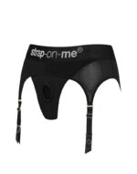 Трусики для страпона з підв’язками для панчіх Strap-On-Me REBEL HARNESS - XS (м'ята упаковка!!!) - Зображення 3