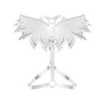 Жіноча портупея Art of Sex - Wings біла L-2XL, екошкіра - Зображення 3