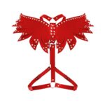 Жіноча портупея Art of Sex - Wings червона L-2XL, екошкіра - Зображення 4
