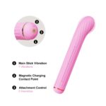 Вібратор Otouch Magic Stick S1 Plus - Pink - Зображення 7