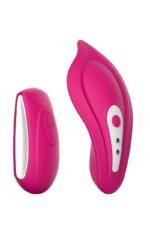 Вібратор у трусики Liebe Panty Vibe Recargable Cerise, нагрів до 39 °C, пульт, трусики в комплекті