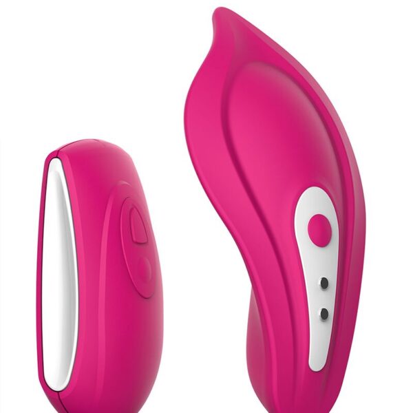 Вібратор у трусики Liebe Panty Vibe Recargable Cerise, нагрів до 39 °C, пульт, трусики в комплекті