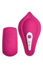 Вібратор у трусики Liebe Panty Vibe Recargable Cerise, нагрів до 39 °C, пульт, трусики в комплекті - Зображення 2