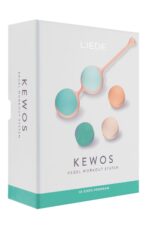 Вагінальні кульки Liebe Kewos — Peach/Mint, 5 кульок у комплекті, 15, 25, 35, 45 та 55 г - Зображення 5