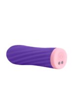 Віброкуля S Pleasures Bullets Twist & Shout Purple, фіолетова, ребриста поверхня, 10 режимів - Зображення 2
