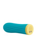 Віброкуля S Pleasures Bullets Twist & Shout Turquoise, бірюзова, ребриста поверхня, 10 режимів - Зображення 2