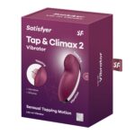 Вібростимулятор-пульсатор Satisfyer Tap & Climax 2 Red - Зображення 7