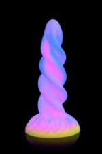 Фентезійний фалоімітатор Creature Cocks Glow-in-the-Dark Unicorn Dildo - Зображення 5