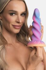 Фентезійний фалоімітатор Creature Cocks Glow-in-the-Dark Unicorn Dildo - Зображення 6