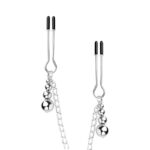 Затискачі для сосків та клітора Bedroom Fantasies: Nipple and Clitoris Clamps - Silver - Зображення 5