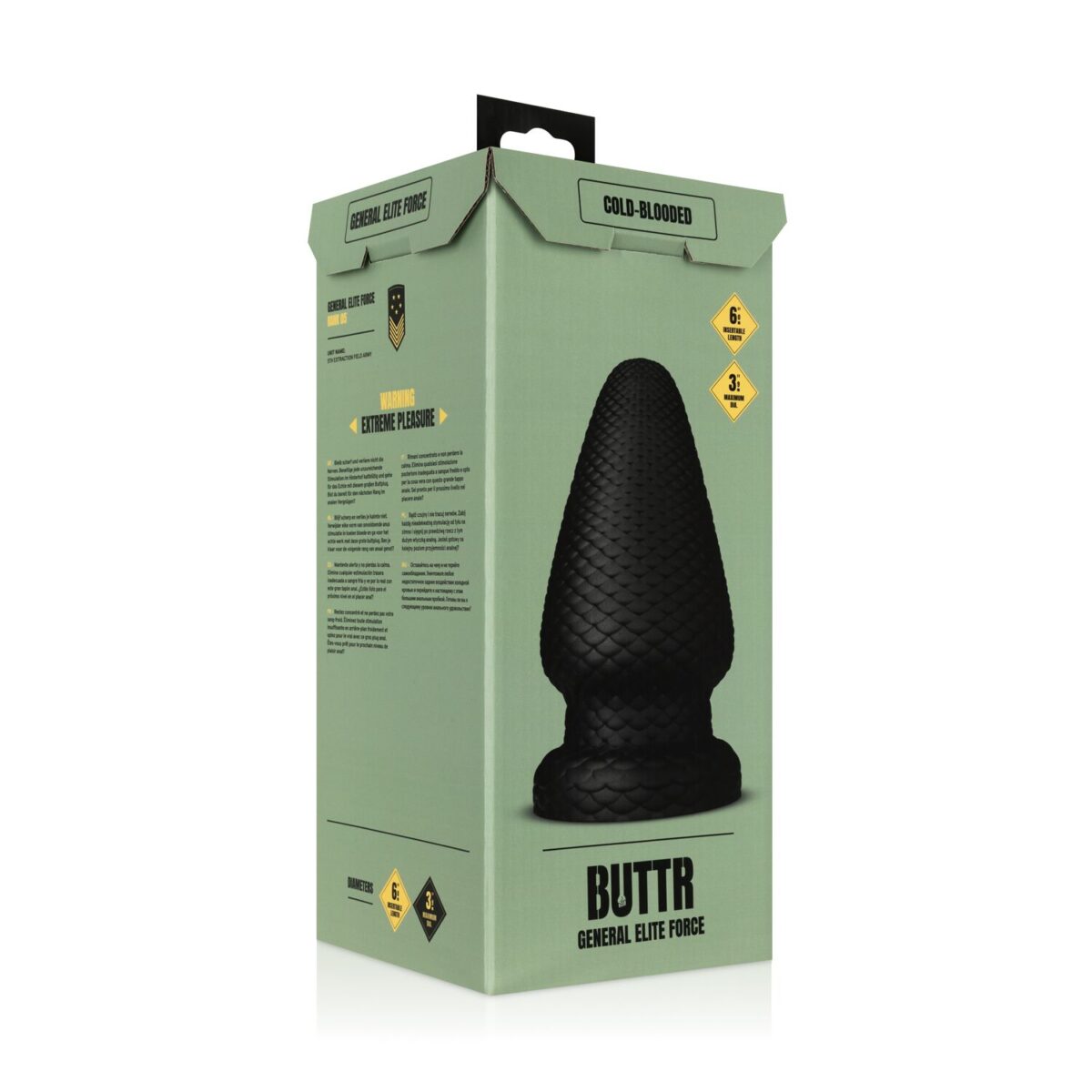 Анальна пробка BUTTR - Cold Blooded Scaled Butt Plug - Зображення 7