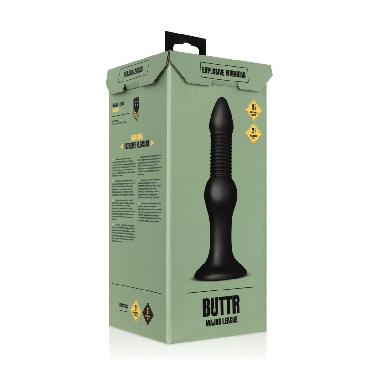 Анальна пробка BUTTR - Explosive Warhead Anal Dildo - Зображення 7