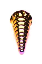Фентезійний фалоімітатор Creature Cocks Twilight Rainbow Glass Dildo - Зображення 3