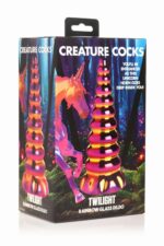 Фентезійний фалоімітатор Creature Cocks Twilight Rainbow Glass Dildo - Зображення 4