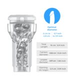 Мастурбатор Kiiroo Feel Pocket Crystal сумісний з PowerBlow - Зображення 5