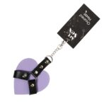 Брелок на карабіні для ключів Art of Sex Chained Heart, Лаванда - Зображення 2