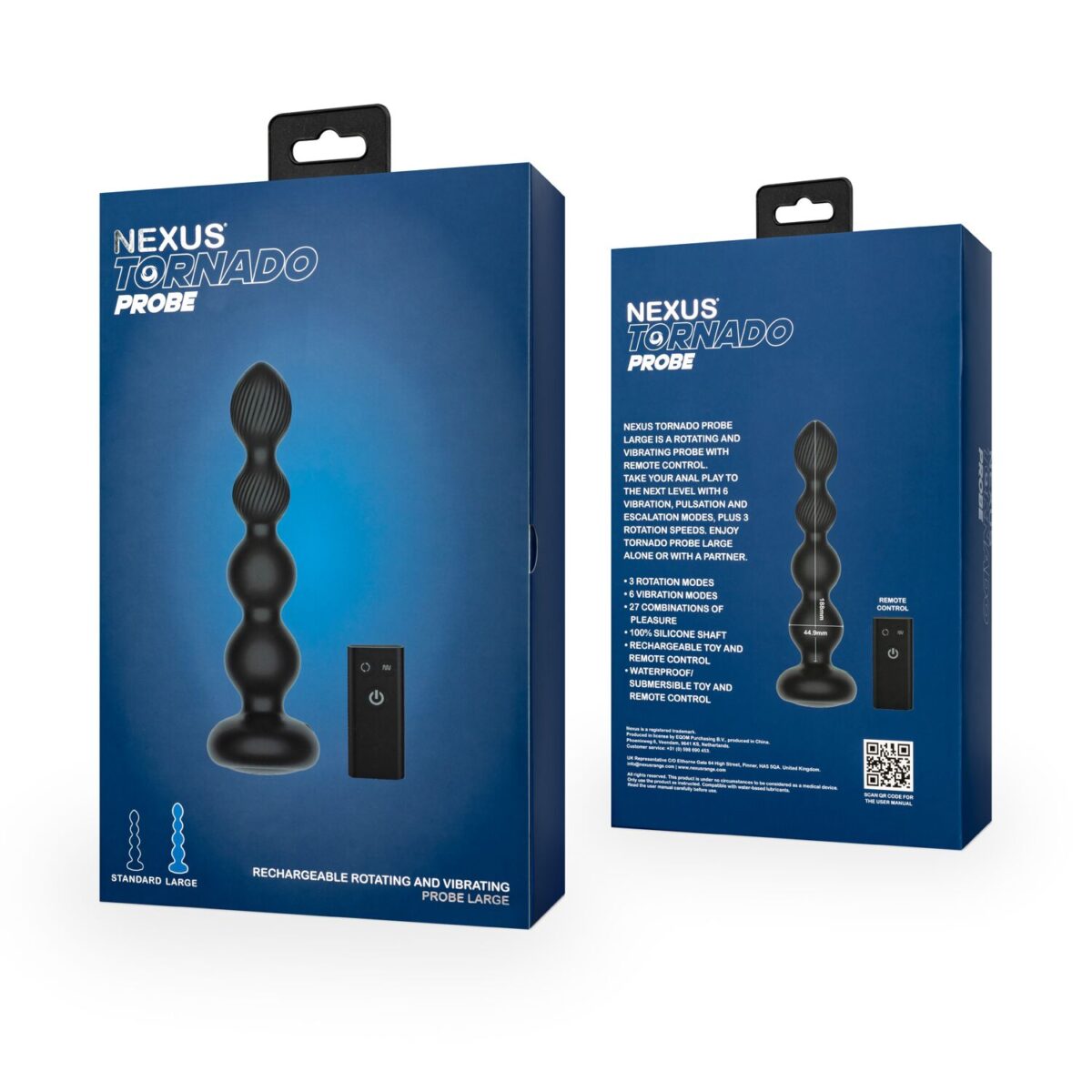 Анальний вібратор Nexus Tornado Probe Edition Large - Зображення 7