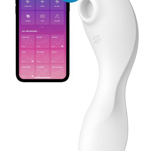 Вакуумний смарт-стимулятор із вібрацією Satisfyer Curvy Trinity 5 (White) (м'ята упаковка!!!)