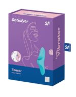 Вібратор на палець Satisfyer Teaser Light Blue (м'ята упаковка!!!) - Зображення 7