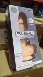 Фалоімітатор з вібрацією SilexD Norman Vibro Flesh (MODEL 1 size 8,5in) (м'ята упаковка!!!) - Зображення 2
