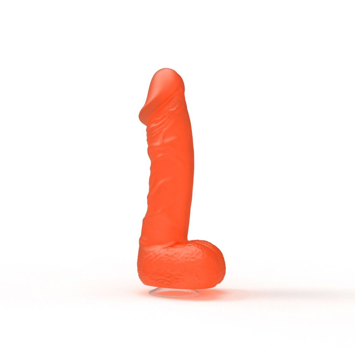 Крафтове мило-член з присоскою Чистий Кайф MEDIUM Orange, натуральне - Зображення 2