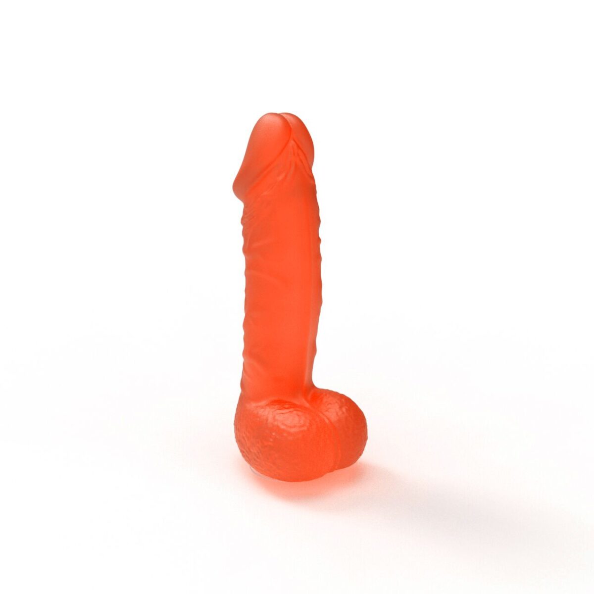 Крафтове мило-член з присоскою Чистий Кайф MEDIUM Orange, натуральне - Зображення 3